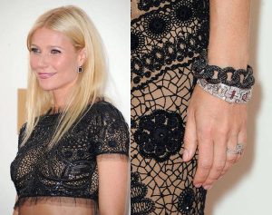 Gwyneth Paltrow Diamond Earrings Emmys 2011