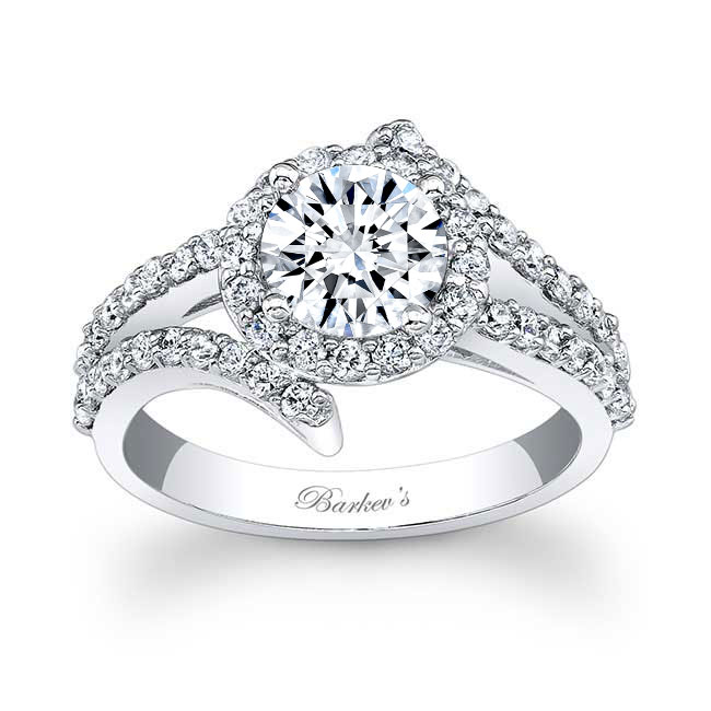 Black Diamond Engagement Ring - BC-7857LBKW