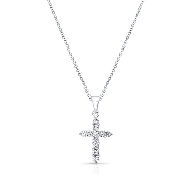 Barkev's Diamond Cross Necklace 8275N