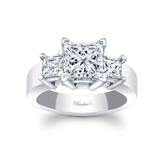 Barkev's 3 Stone Engagement Ring 5107L