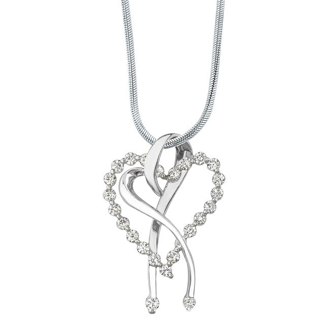 Barkev's Heart Shape Diamond Necklace 7363N