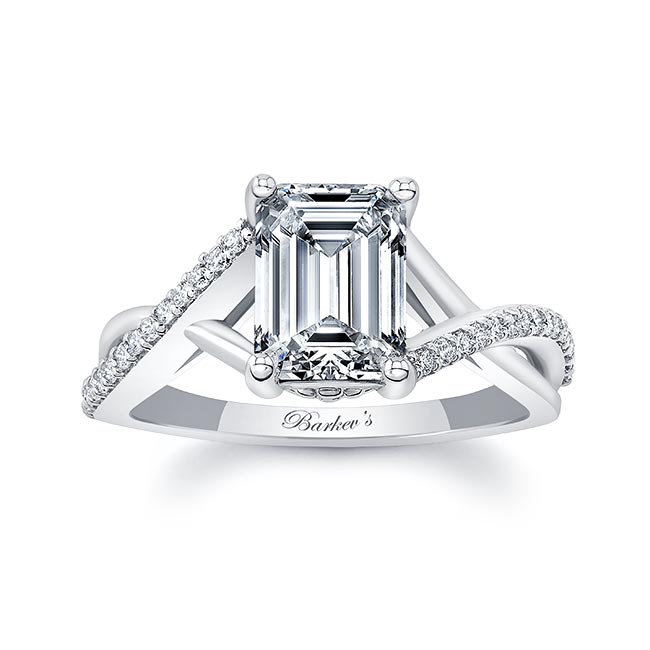 Barkev's 2 Carat Emerald Cut Diamond Ring 8252L