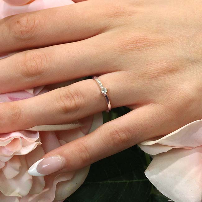 Barkev's Princess Cut Diamond Promise Ring 8232L