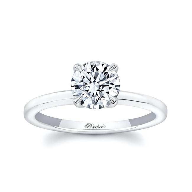 Barkev's Micro Pave Hidden Halo Engagement Ring 8286L