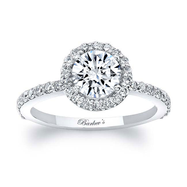 Barkev's Halo Engagement Ring 7895L