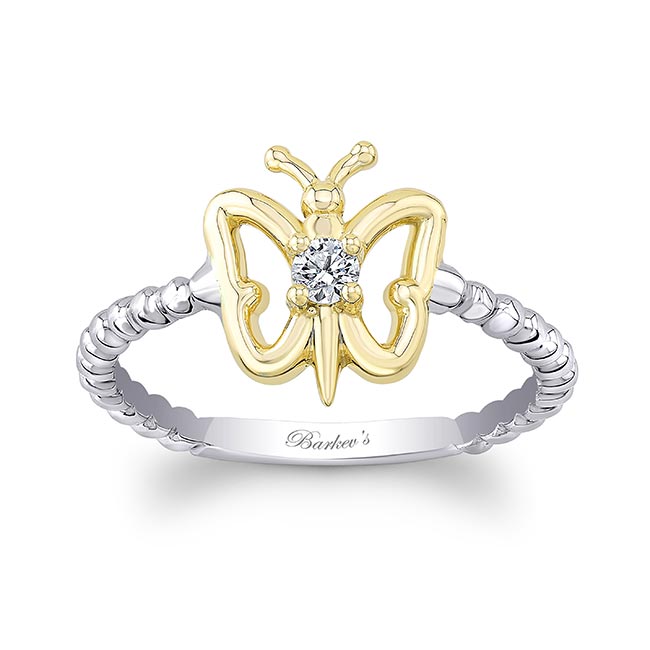 Barkev's Butterfly Promise Ring 8255L