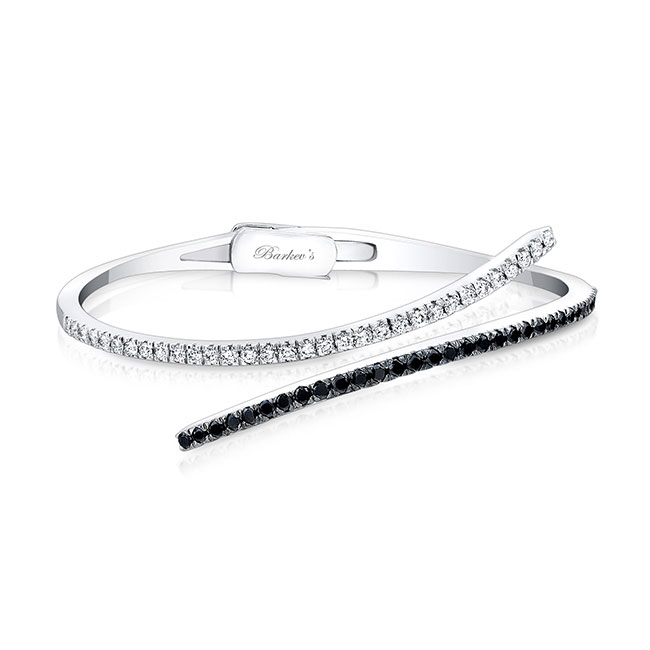 Black & White Diamond Bracelet 6528BK