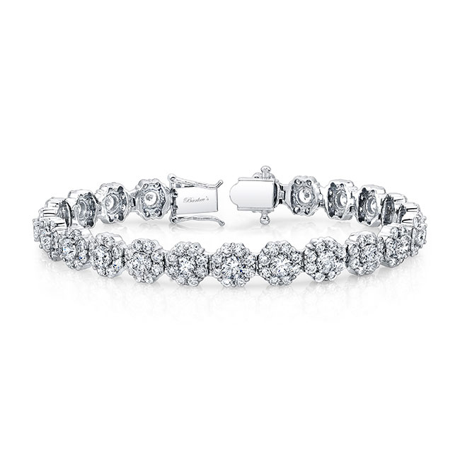  Halo Diamond Bracelet Image 1