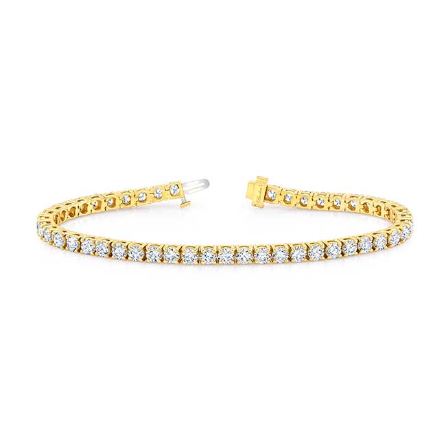 Leonardo 8mm Princess Cut White Gold Tennis Bracelet – Trendzio Jewelry