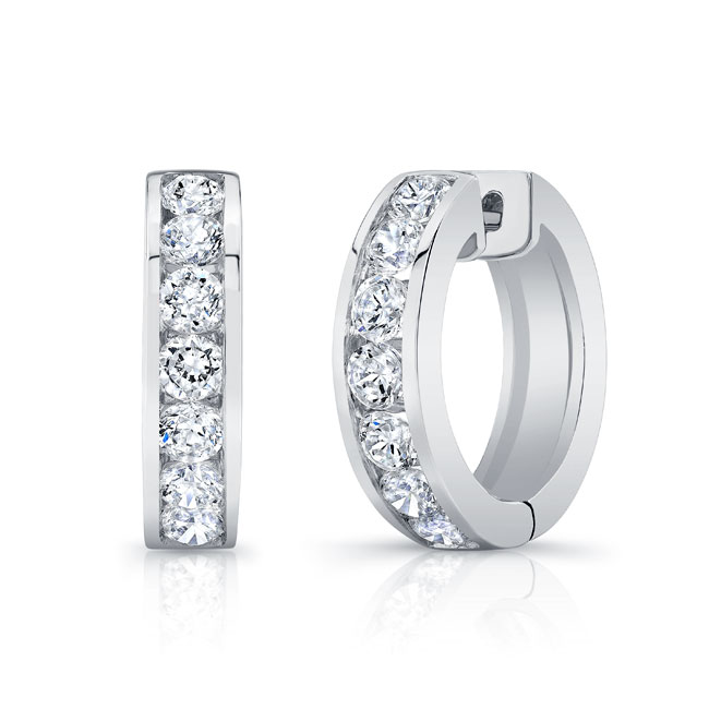 Platinum Diamond Earrings 2583ER Image 1