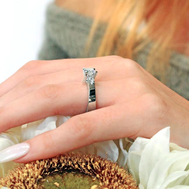 Three Stone Diamond Ring Image 4