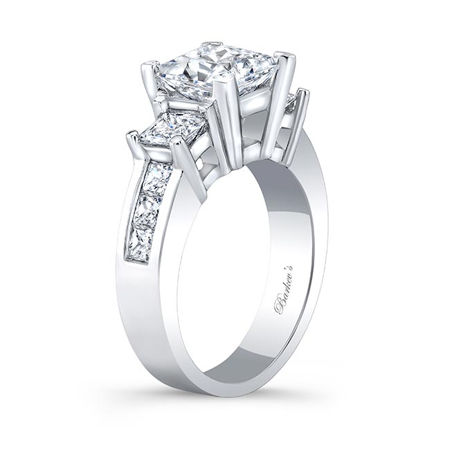  Three Stone Lab Grown Diamond Engagement Ring Image 2