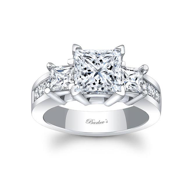  Three Stone Lab Grown Diamond Engagement Ring Image 1