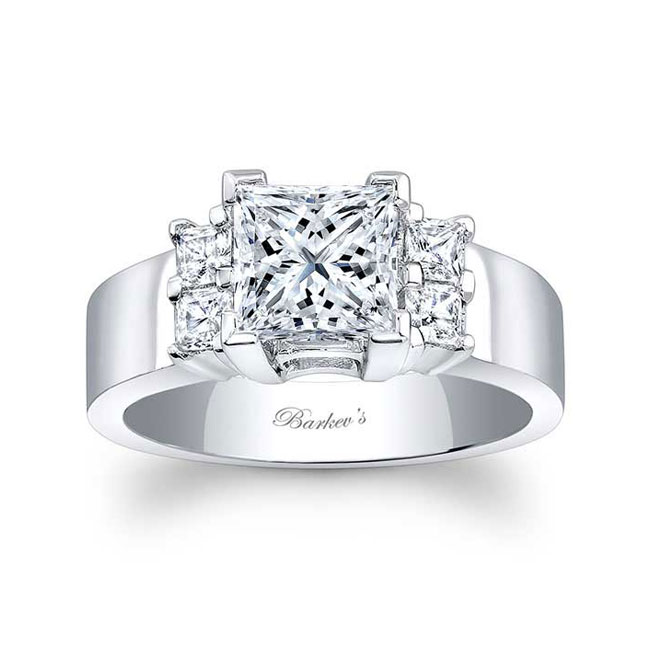  5 Stone Lab Diamond Engagement Ring Image 1
