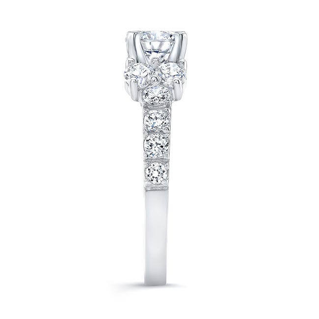  Unique Moissanite Diamond Ring Image 3
