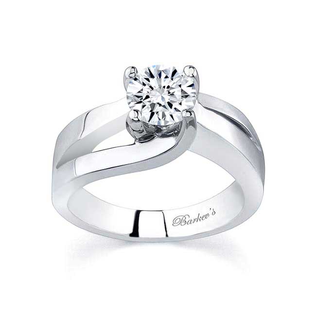  Moissanite Solitaire Engagement Ring MOI-6819L Image 1