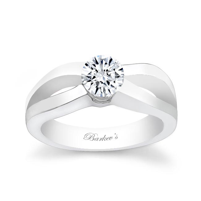  Channel Set 1 Ct Diamond Solitaire Ring Image 1