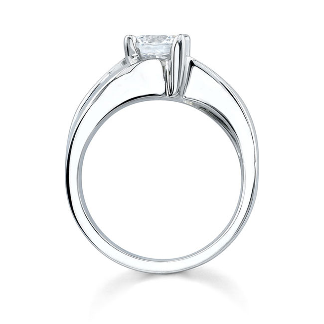  Solitaire Moissanite Engagement Ring MOI-7077L Image 2
