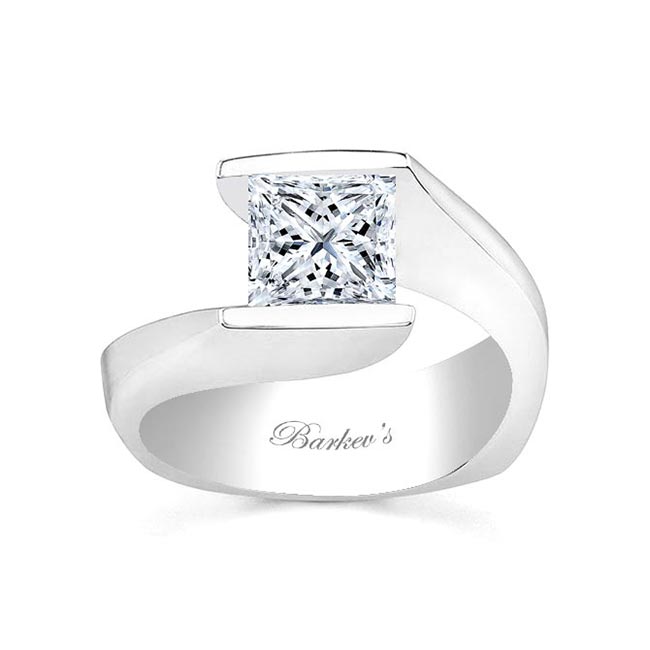  1.5 Carat Princess Cut Diamond Solitaire Ring Image 1