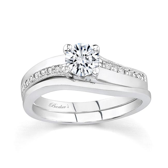  Offset Diamond Ring Image 1
