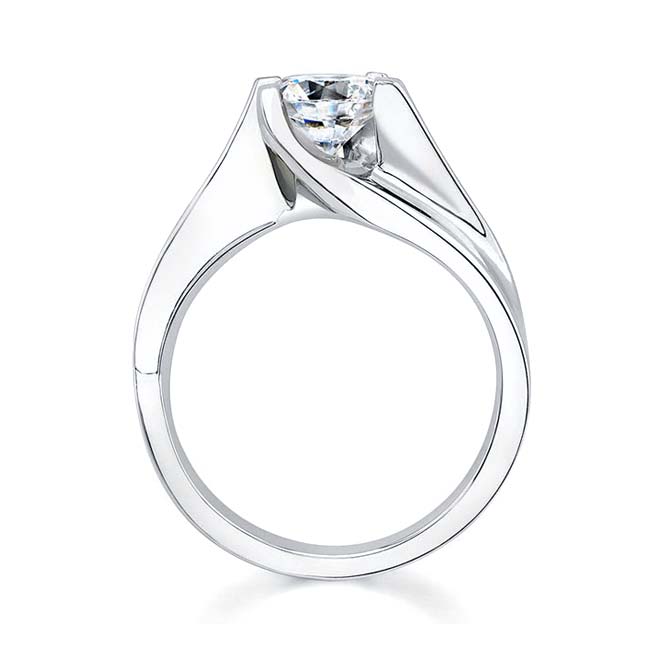  Moissanite Solitaire Engagement Ring MOI-7158L Image 2