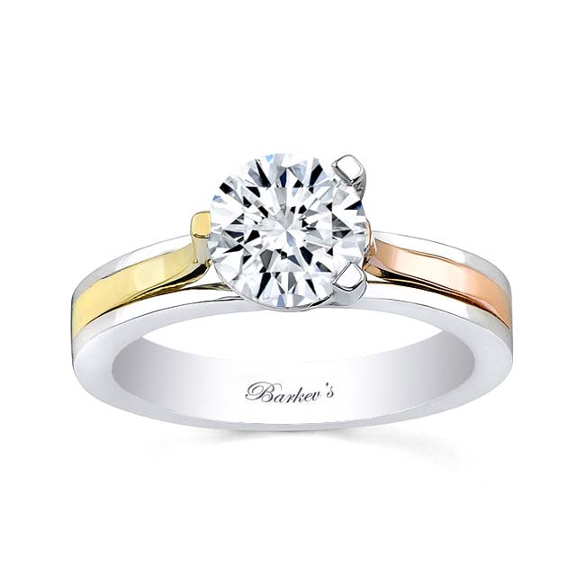 3 Prong Moissanite Solitaire Ring