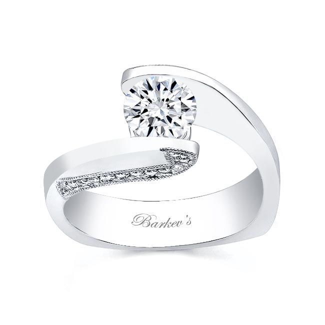  Pave Engagement Ring Image 1