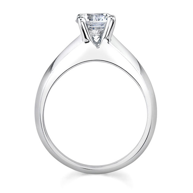  Knife Edged Solitaire Ring Image 2