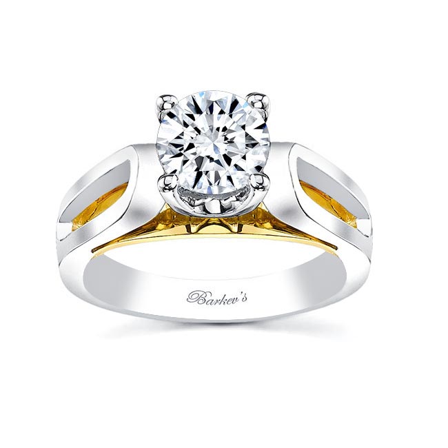  Two tone engagement ring 7599L Image 1