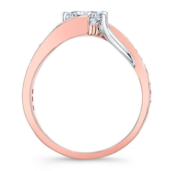  Rose Gold Bypass Ring Image 5