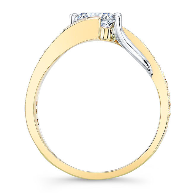  Yellow Gold Bypass Ring Image 2