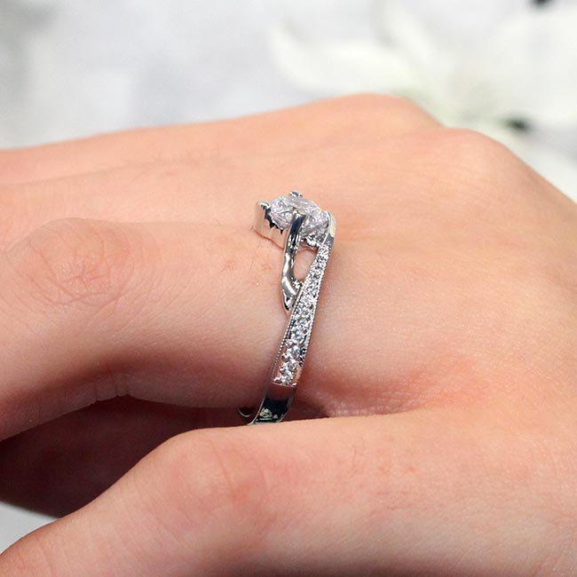 Bypass Lab Grown Diamond Ring Image 4