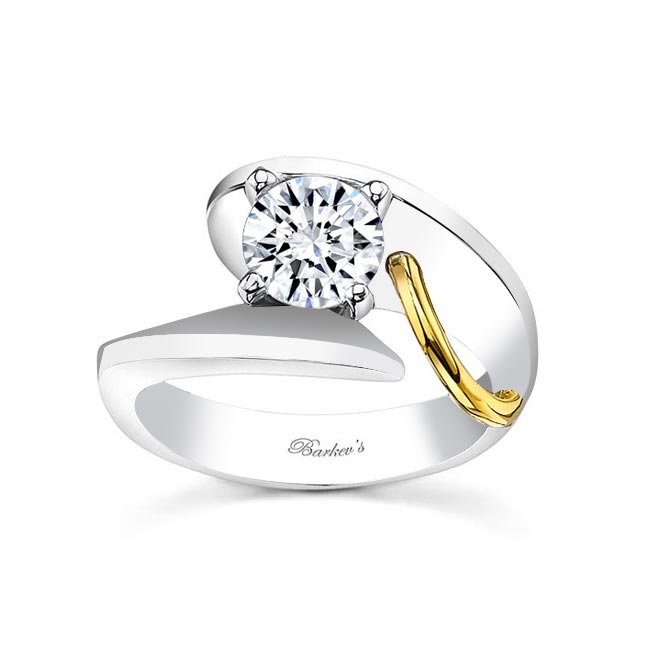 Two tone engagement ring 7609L