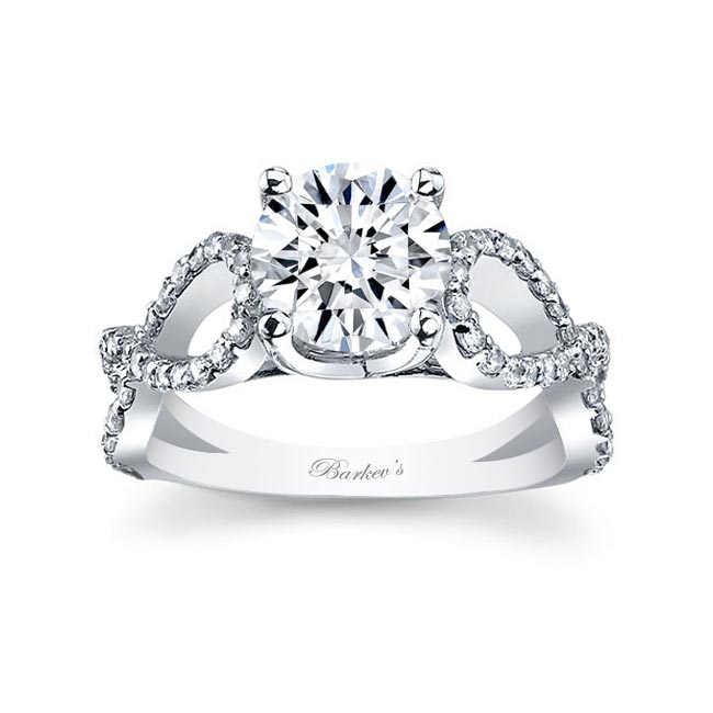  White Gold 2 Carat Lab Grown Diamond Engagement Ring Image 1