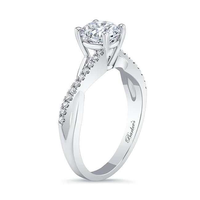Platinum Simple Diamond Ring Image 7