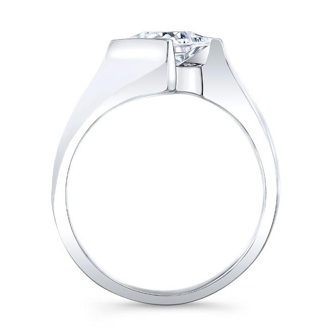 Platinum Princess Solitaire Ring Image 2