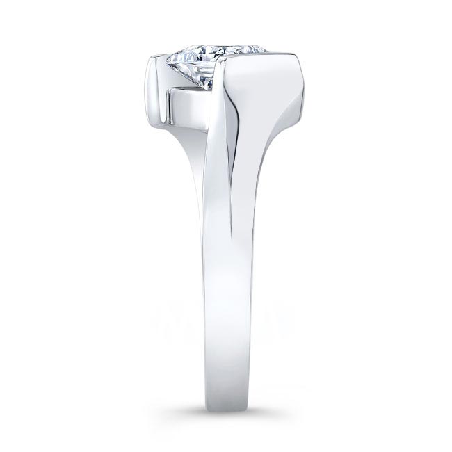  Princess Lab Grown Diamond Solitaire Ring Image 3