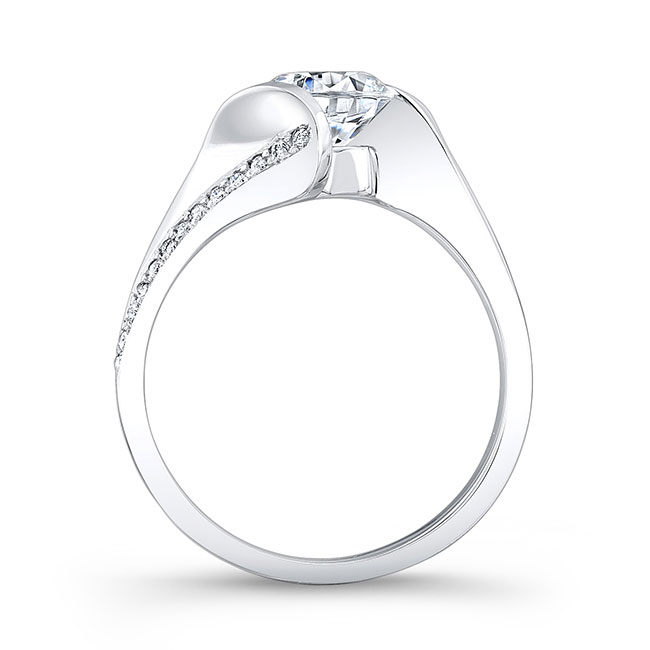  Channel Moissanite Ring Image 2