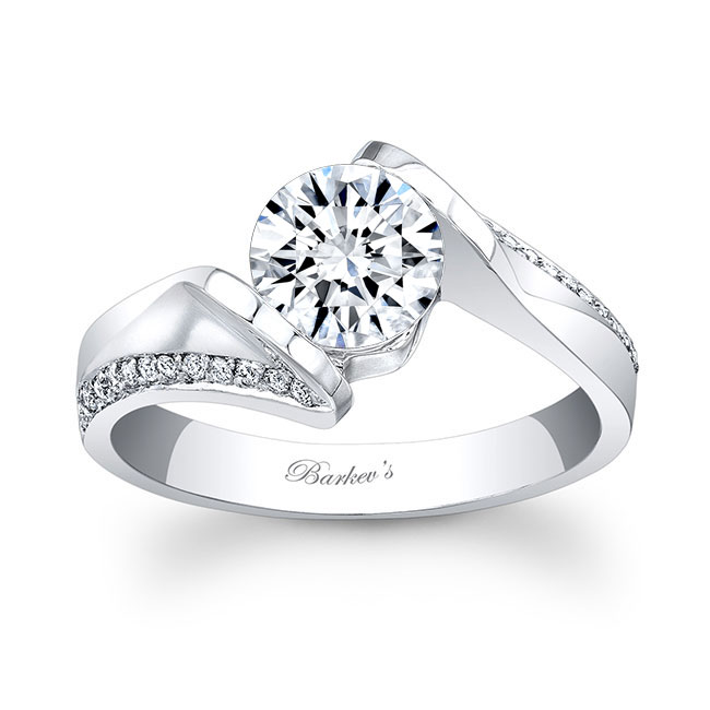  Channel Moissanite Ring Image 1