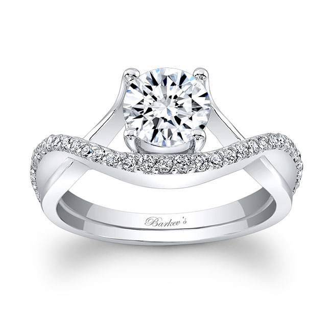  Split Shank Diamond Engagement Ring Image 4