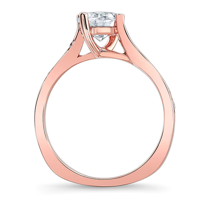  Rose Gold Open Bypass Ring Image 2