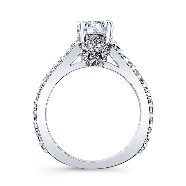 Platinum Traditional Diamond Ring Image 2