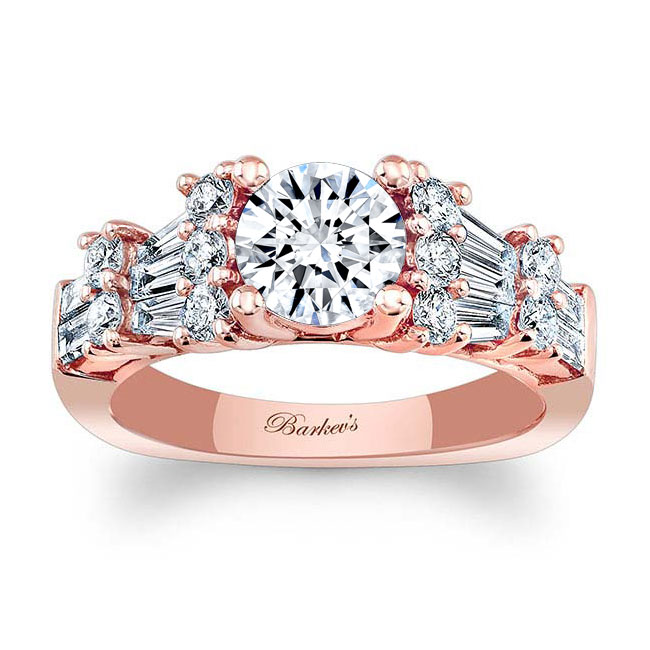 Baguette And Round Diamond Ring