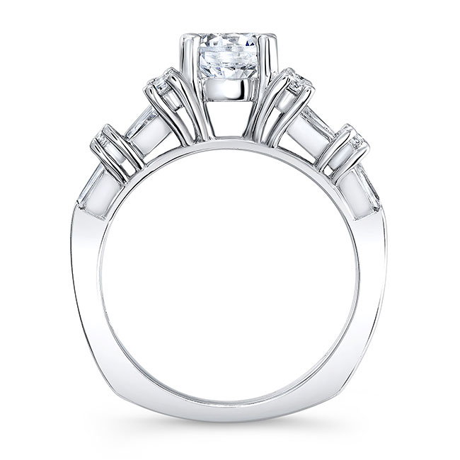  Baguette Diamond Engagement Ring Image 5