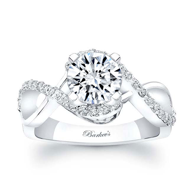 Infinity Twist Engagement Ring