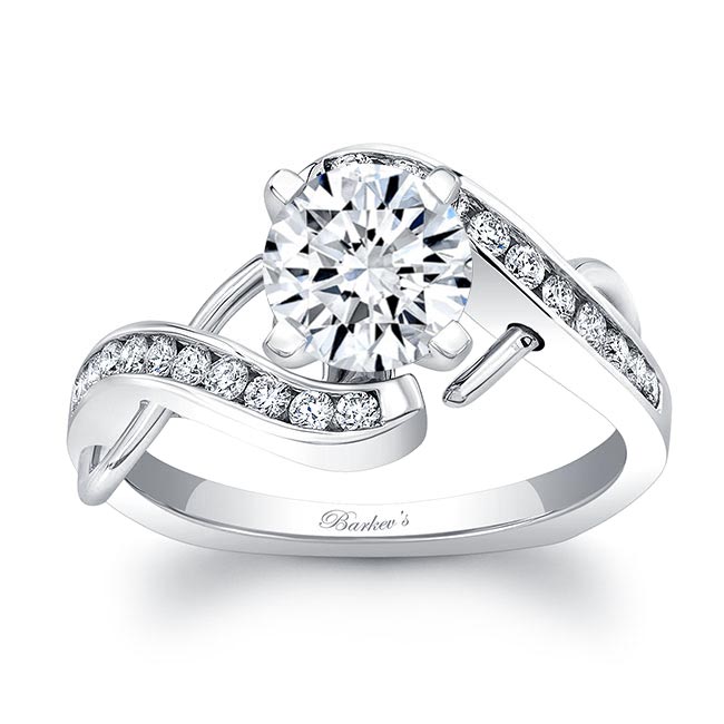  Moissanite Channel Ring Image 1