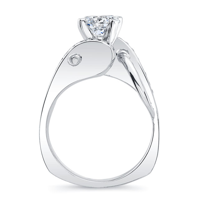  Unique Style Moissanite Engagement Ring Image 2