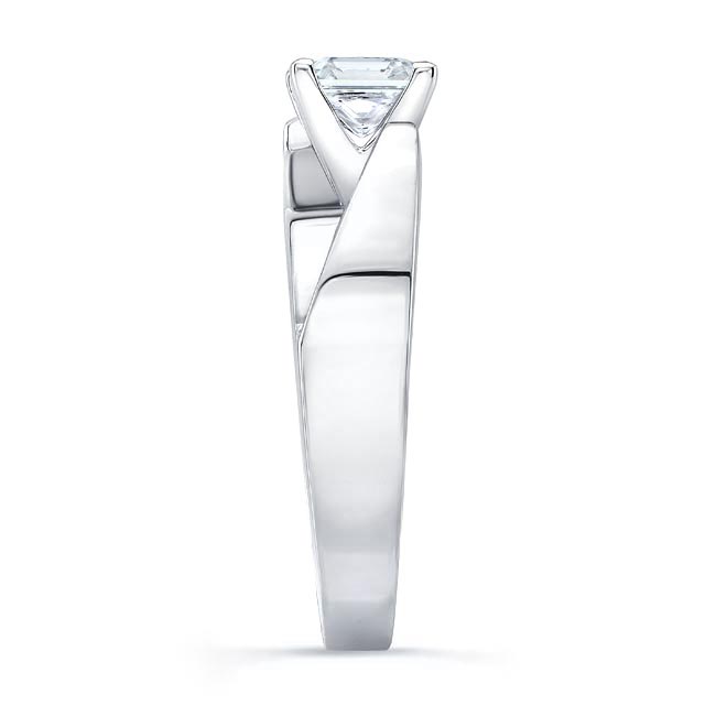  1 Carat Asscher Lab Diamond Solitaire Image 3