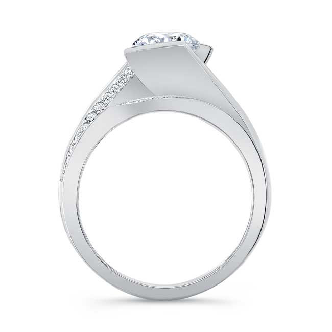  Tension Setting Lab Grown Diamond Bridal Set Image 2