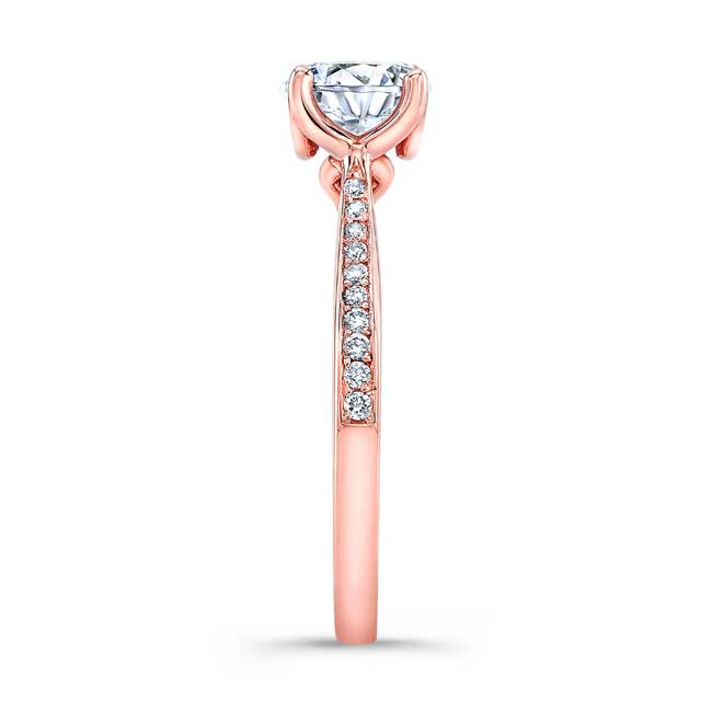  Rose Gold Classic Engagement Ring Image 3